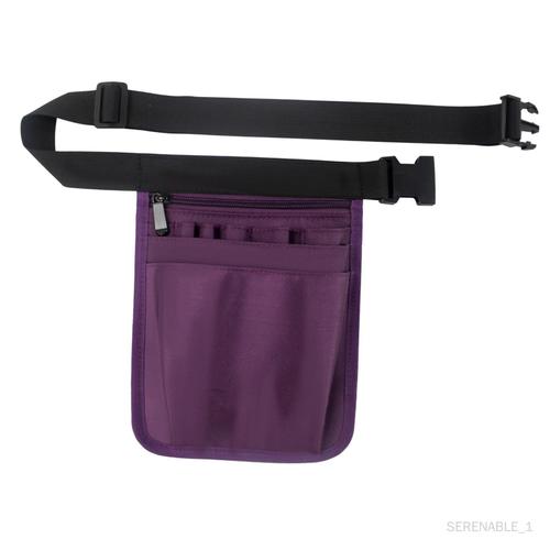 Sac banane d'infirmière, sac de hanche pratique à plusieurs compartiments Violet