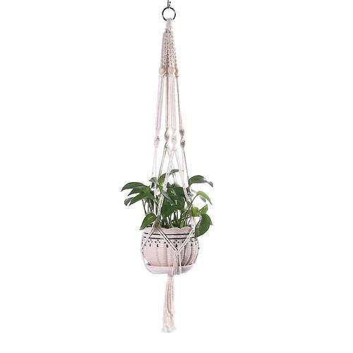 Filet suspendu pour plantes, 2 paquets, Pot de fleur de poche, panier suspendu, Pot de fleur de jardinage, poche B