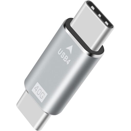 Adaptateur USB 4 vers USB C, Adaptateur USB 4 mâle vers PD USB Type...