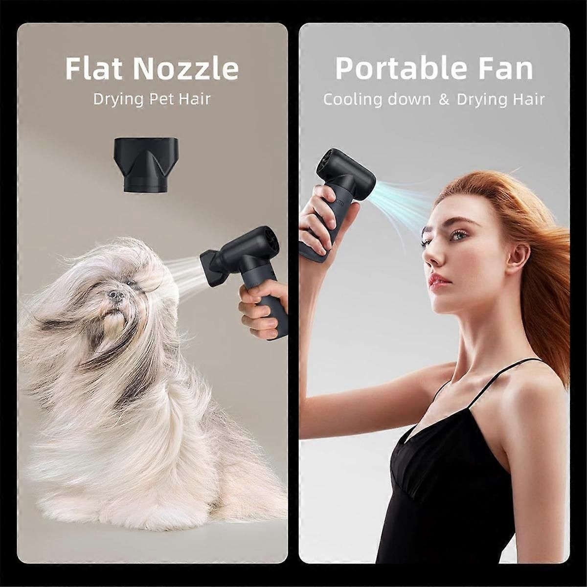 Souffleur Air Comprimé 130000 Tr/min - 120W, Batterie 8000mAh - Pour Nettoyage Voiture, Clavier, Poils Animaux