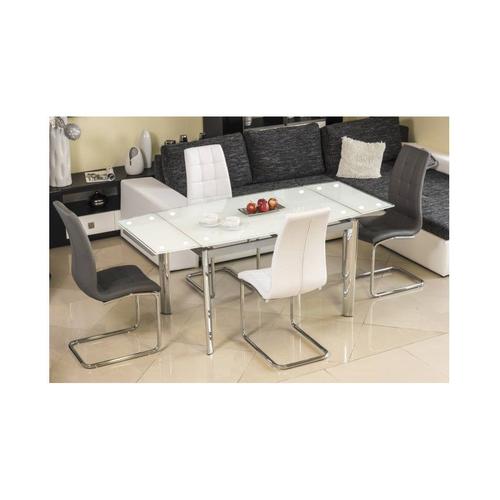 Table Extensible 10 Personnes - Gd020 - 120-180 X 80 X 76 - Blanc