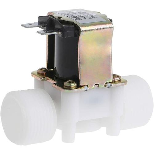 Soupape 3/4" AC 220V PP N/C Dispositif DE Dispositif DE Commande d'eau DE VANNE DE SOLENOÏDE ÉLECTRIQUE Raccords