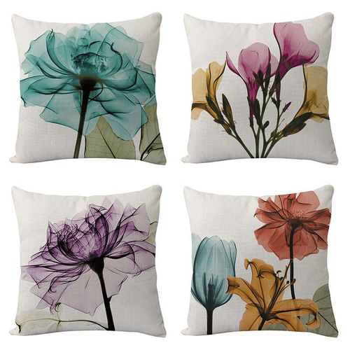 Housses De Coussin, 45 X 45 Housses De Coussin Lot De 4 Taies D'oreiller Carrées Noires Lot De 4 Housses Pour Patio Extérieur Jardin Salon Canapé Ferme Décor