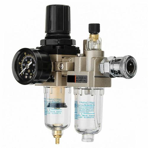 Séparateur d'eau d'hui de compresseur de régulateur de filtre de pression d'air pneumatique manuel 150Psi AL2000-02 AW2000-02