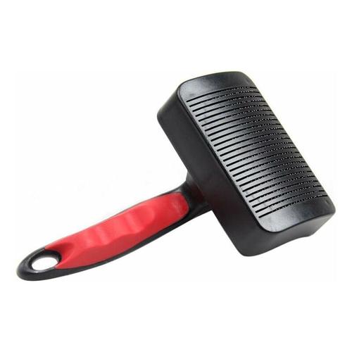 Brosse Pour Chiens Et Chats, Brosse Lissante Accessoire De Toilettage Pour Poils Peigne Avec Dents Rétractables Auto-Nettoyantes Convient Aux Animaux De Compagnie À Poil Court Et Long, Moyen