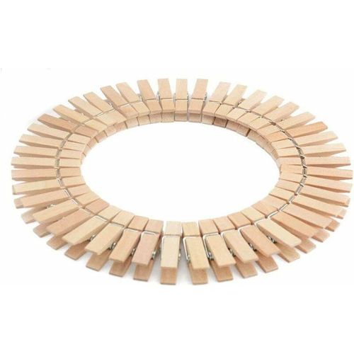 100pcs Pinces à Linge en Bois naturels, Pinces à Linge en Bois de 3,5 cm 0,7 cm, écran de Bricolage Home Arts Decor, Mini Pinces à Linge Pinces à Papier en Papier Photo GDRHVFD