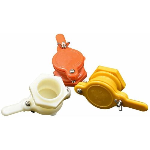 Robinet Extracteur de Miel 6PCS Vanne Miel Vanne Extracteur Miel Robinet Apiculture d'abeille Outil pour Apiculteur-44mm