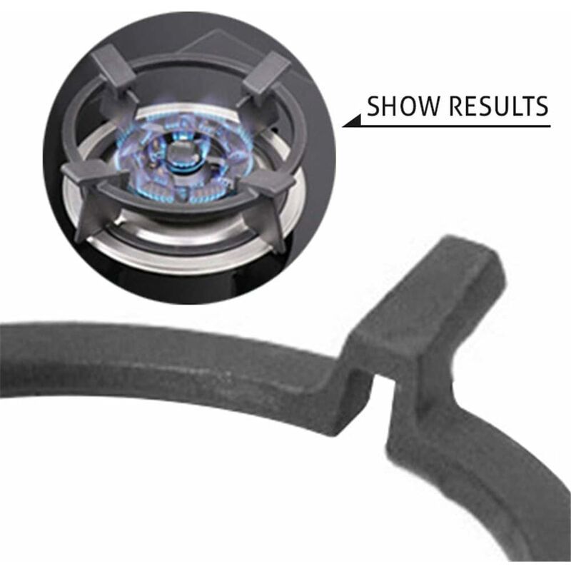 CCYKXA Support De Poêle à Wok En Fonte, Réducteur Universel