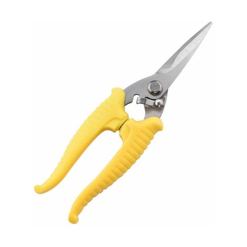 Sécateur à Fleurs Bonsai Plantes, épinette de jardin Inoxydable,Ciseaux pour Fleuriste et Jardinage Colibri 20.5cm Jaune
