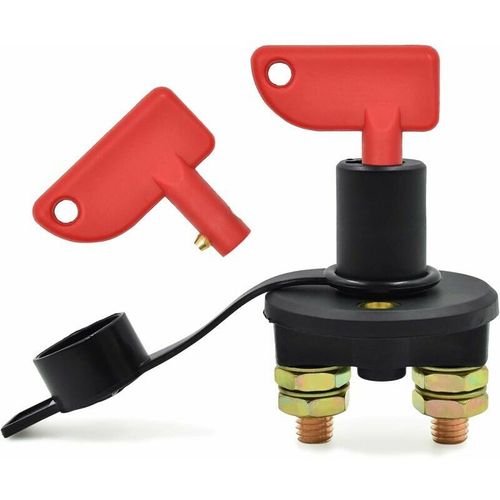 Coupe-Batterie Pour Voiture, 12 / 24v, 500a Max Isolateur Interrupteur Automobile Urgence Interrupteur Pour Voiture, Coupe Circuit Batterie Camion, Bateau, Véhicules