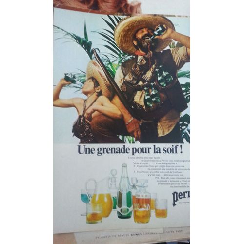 Publicité Papier: Perrier, Parue Dans La Presse En 1970