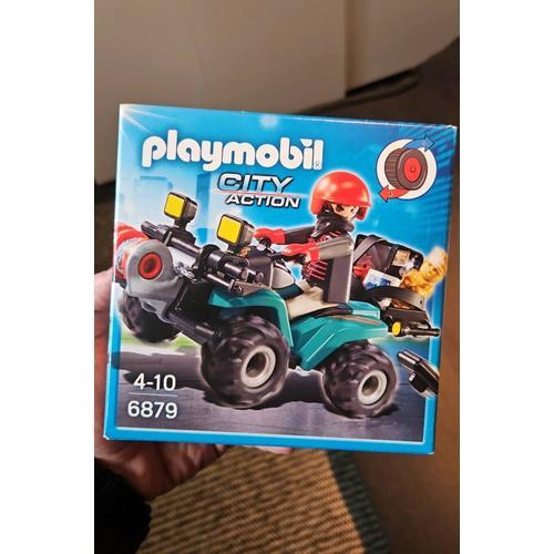 Quad avec treuil et bandit Playmobil – 6879 – –