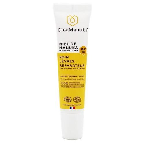 Cicamanuka Soin Des Lèvres Réparateur Au Miel De Manuka Iaa15+ Bio 15ml 