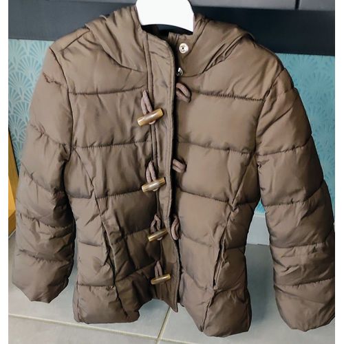 Doudoune Fille Marron Benetton - T5 Ans