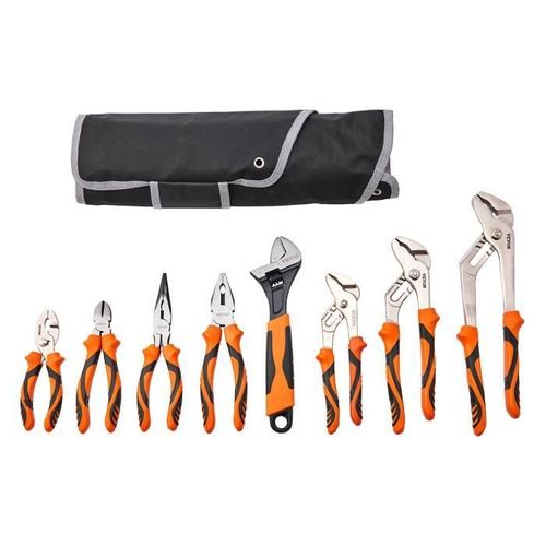 Jeu de Pinces - VEVOR - 8PCS Pince Multiprise Pince Multiprise 205-225-310 mm Ensemble Complet Acier