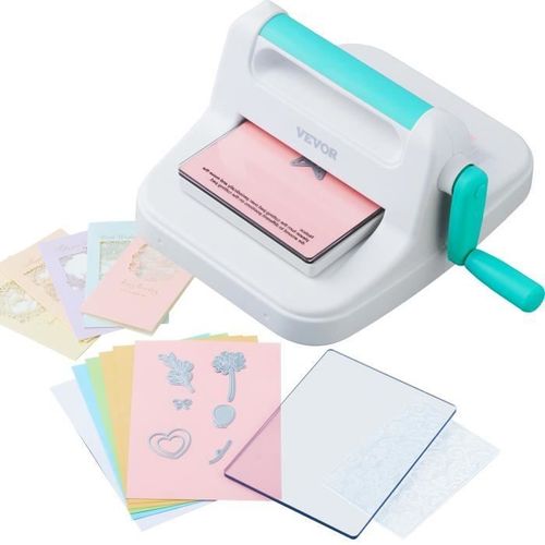 Vevor Machine De Découpe Et Gaufrage Manuelle Embossage 160 Mm Kit Scrapbooking