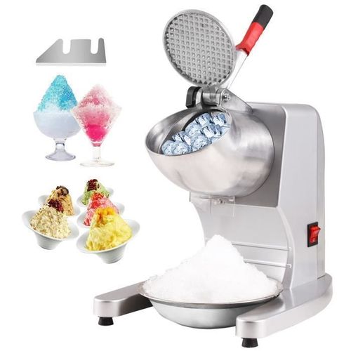 Broyeur à Glace - VEVOR - Machine à Glace Pilée Électrique Machine à Glace Pilée 100 kg-h 300 W Boissons