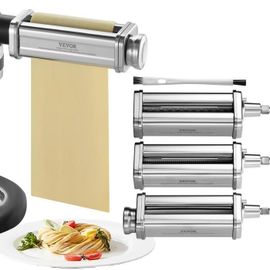 Moulin à Pâtes - VEVOR - 3PCS Accessoires à Pâtes pour Robot Pâtissier KitchenAid Rouleau à Pâtes