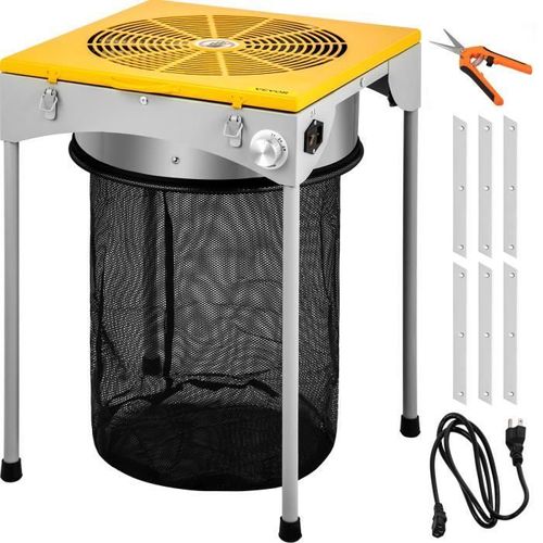 Effeuilleuse Manuelle Professional - Vevor - 18 "Tableau Hydroponique 3 Vitesse Électrique - 6 Lames Supplémentaires