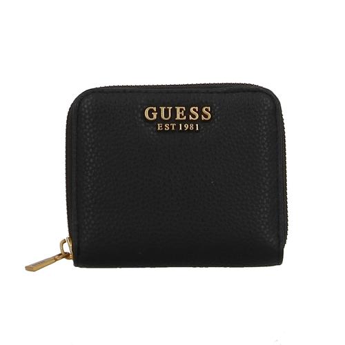 Porte monnaie Guess Laryn slg small zip around Noir