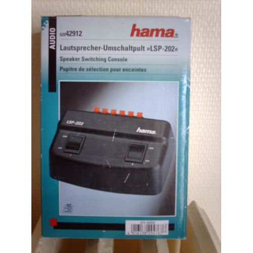 Hama LSP-202 Pupitre De Selection Pour Enceintes