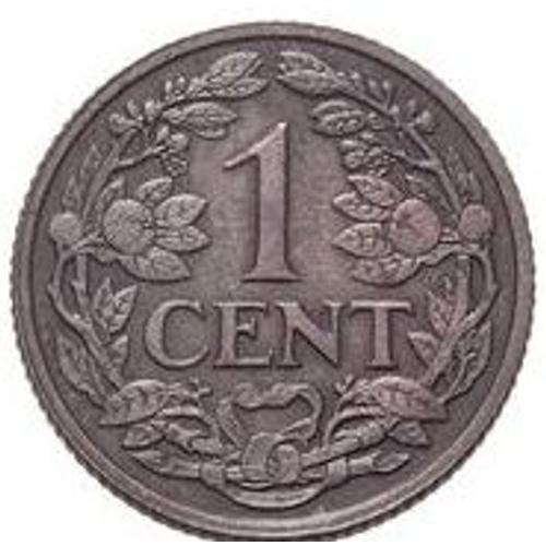 Pièce 1 Cent Pays-Bas - 1915