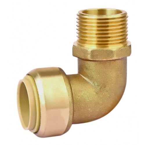 Raccord coude Mâle - diamètre 14 - 15x21 - Toutub BOUTTÉ