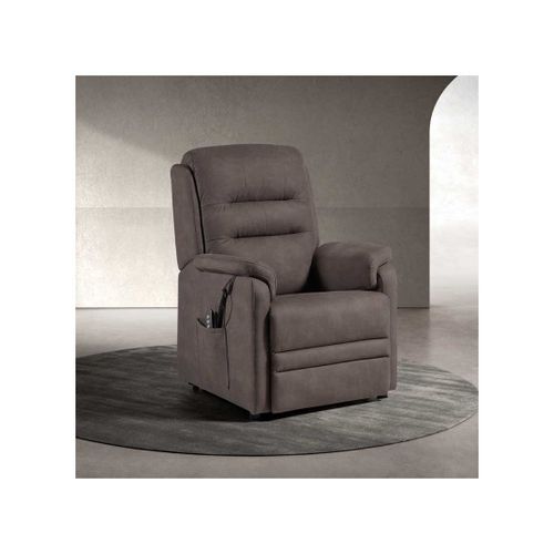 Fauteuil Relax Électrique Releveur Microfibre Gris - Sawo