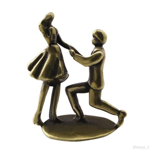 Mini Couple Statue Cadeau De Mariage Couple Moderne Miniature Proposition