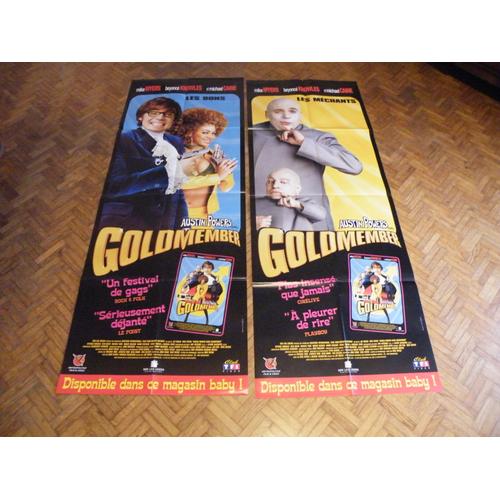 Austin Powers Goldmember Lot 2 Affiches Cinema 160*60cm