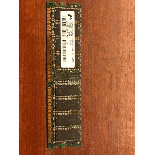 1 Barrettes mémoire MT8VDDT 3264AG-40BG4 256MB DDR PC3200