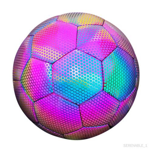 Football Holographique Réfléchissant Ballon De Football Lumineux