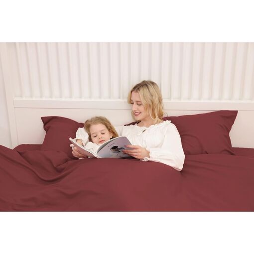 Parure De Lit WAVVE 220x240 Cm + 2 Taies 65x65 Cm - Microfibre Unie Blanche