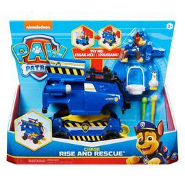 Pat Patrouille Mighty Pups Véhicule Super Paws Chase Deluxe avec