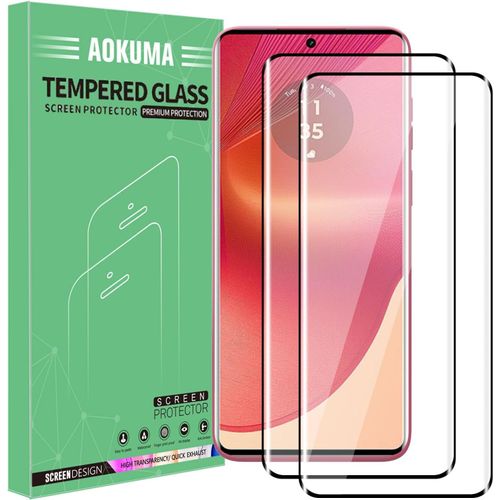 Motorola Moto Edge 50 Fusion 3d Verre Trempé, [Lot De 2] 3d Verre Trempé Moto Edge 50 Fusion[0.26mm][Extrêmement Résistant Aux Rayures][Haute Définition][Facile À Installer] Protections D'écran