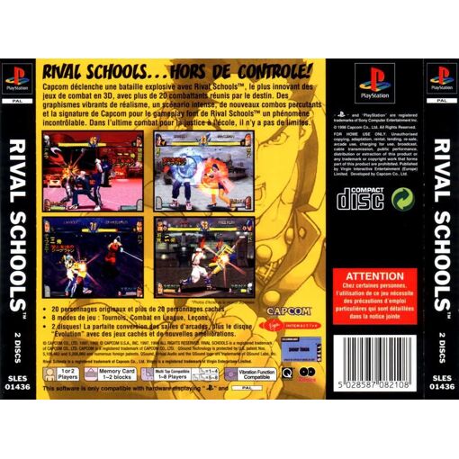 Test de Rival Schools sur PS1 par