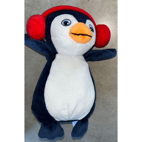 Doudou Peluche Pingouin Kinder Jouet Bebe 