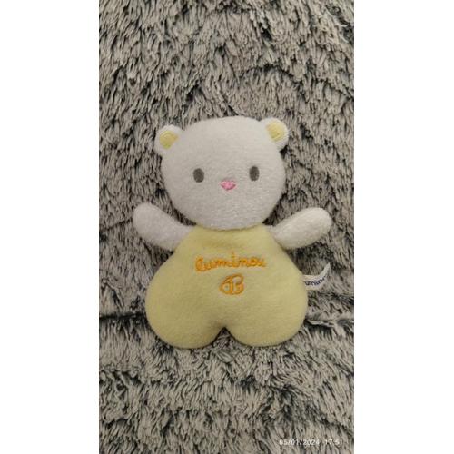 Doudou Ours Jaune Luminou Jémini