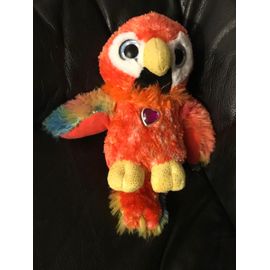 Doudou Peluche Perroquet Coeur Wild Republic Sweet And Sassy Macaw 8 Plush 20cm