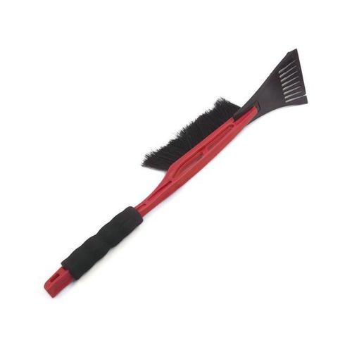 Brosse ¿ Neige Pour V¿Hicule, Grattoir ¿ Glace, Outil De Retrait De Pelle, Noir Et Rouge