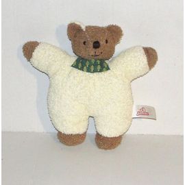 Doudou Ours Jemini Model Corps Eponge Grelot 20 Cm