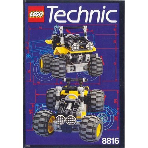 Guide Complet De Construction Quad Buggy Possible Électrique Lego Technic 8816 Jeep Notice Véhicule Tout Terrain