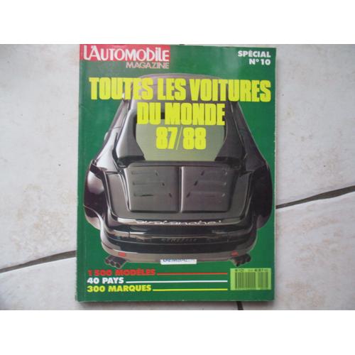 L'automobile Magazine, Toutes Les Voitures Du Monde 87/88