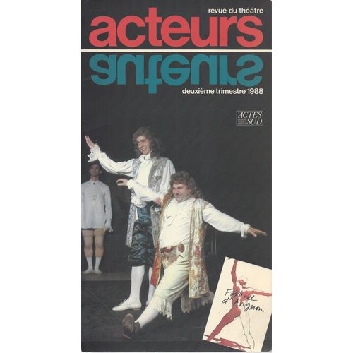Acteurs Auteurs - Deuxième Trimestre 1988 - Actes Sud