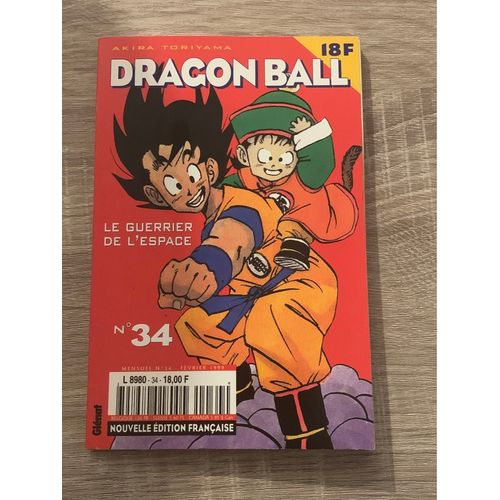 Dragon Ball N° 34 : Le Guerrier De L'espace - Glénat - 1999