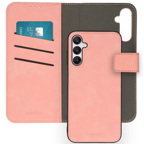 Imoshion Etui De Téléphone De Type Portefeuille De Luxe 2-En-1 Amovible Samsung Galaxy A25 Rose