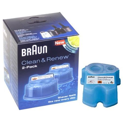 RECHARGES CCR2 NETTOYANT CLEAN & CHARGE BRAUN X2