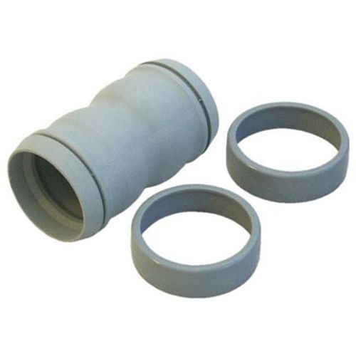 MANCHON GRIS FLEXIBLE 32m/m + 2 BAGUES ASPIRATEUR NILFISK 22344600 = 520017