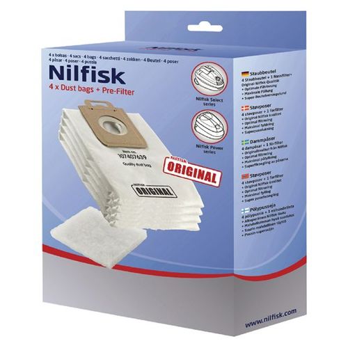 SACS HYGIENE+ ASPIRATEUR NILFISK POWER - SELECT X4 1470416500 - 128389187