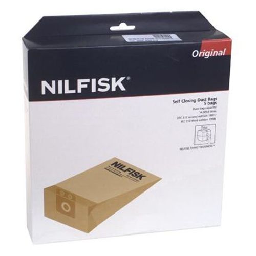 SACS NILFISK 10/14L ORIGINE ASPIRATEUR FAMILY / BUSINESS GD1010 x5